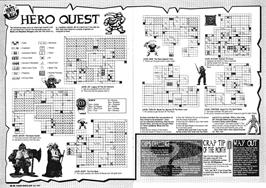 Game map for HeroQuest on the Sinclair ZX Spectrum.