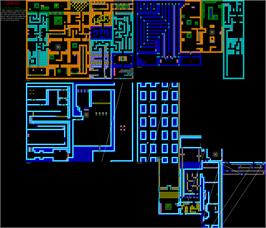Game map for Hideous on the Commodore Amiga.