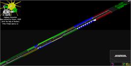 Game map for Highway Encounter on the Sinclair ZX Spectrum.