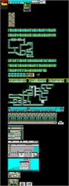 Game map for Hudson Hawk on the Nintendo NES.