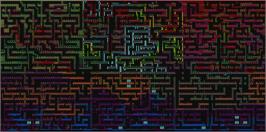 Game map for Ice Temple, The on the Commodore 64.