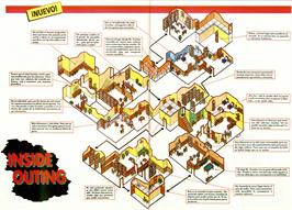 Game map for Inside Outing on the Commodore 64.