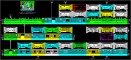 Game map for Jack the Nipper on the Sinclair ZX Spectrum.