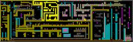 Game map for Jet-story on the Sinclair ZX Spectrum.