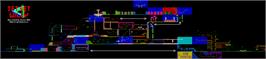 Game map for Jet Set Willy on the Sinclair ZX Spectrum.