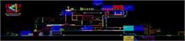 Game map for Jet Set Willy on the Memotech MTX.