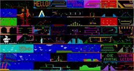 Game map for Jet Set Willy 3 on the Sinclair ZX Spectrum.