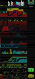 Game map for Karnov on the Sinclair ZX Spectrum.