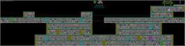 Game map for Kendo Warrior on the Sinclair ZX Spectrum.