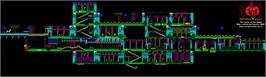 Game map for Kliatba Noci on the Sinclair ZX Spectrum.