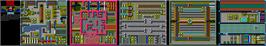 Game map for Kraal on the Sinclair ZX Spectrum.