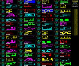 Game map for Lemmings on the Sega Nomad.