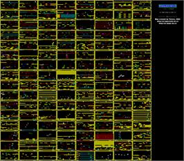 Game map for Maglaxians on the Sinclair ZX Spectrum.