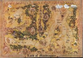 Game map for Mandragore on the Commodore 64.
