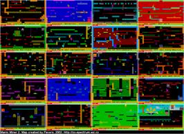 Game map for Manic Miner No. 2 on the Sinclair ZX Spectrum.