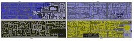Game map for Mayhem on the Sinclair ZX Spectrum.