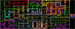 Game map for Metabolis on the Commodore 64.