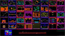 Game map for Mutant Monty on the MSX.
