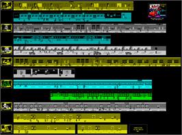Game map for Narc on the Sony Playstation 2.