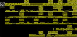 Game map for Night Hunter on the Sinclair ZX Spectrum.