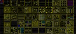 Game map for Ninja Massacre on the Sinclair ZX Spectrum.
