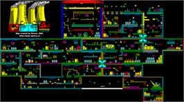 Game map for Nuclear Bowls on the Sinclair ZX Spectrum.