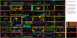 Game map for Odd Job Eddie on the Sinclair ZX Spectrum.