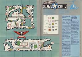 Game map for Operation Gunship on the Sinclair ZX Spectrum.
