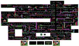 Game map for Parap Shock on the Sinclair ZX Spectrum.