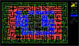 Game map for Paws on the Sinclair ZX Spectrum.