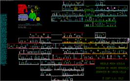 Game map for People From Sirius on the Sinclair ZX Spectrum.