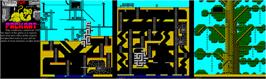Game map for Peter Pack Rat on the Commodore 64.