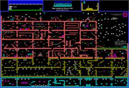 Game map for Phantomas on the Arcade.