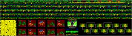 Game map for Platoon on the MSX.