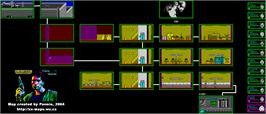 Game map for Prvá Akcia on the Sinclair ZX Spectrum.