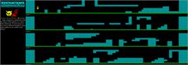 Game map for Psycho Hopper on the Sinclair ZX Spectrum.