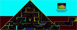 Game map for Pyramania on the Sinclair ZX Spectrum.
