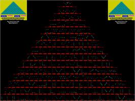Game map for Pyramid on the Commodore VIC-20.