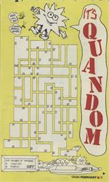 Game map for Quondam on the Sinclair ZX Spectrum.