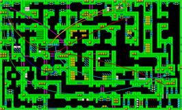 Game map for Rescue on the Sinclair ZX Spectrum.