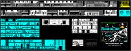 Game map for Robocop on the Apple II.