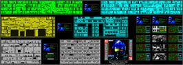 Game map for Robocop 2 on the Sinclair ZX Spectrum.