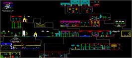 Game map for Sceptre of Bagdad on the Sinclair ZX Spectrum.