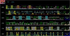 Game map for Skatin' Usa on the Sinclair ZX Spectrum.