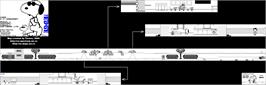 Game map for Snoopy (A. Evdokimov) on the Sinclair ZX Spectrum.