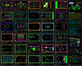 Game map for Specventure on the Sinclair ZX Spectrum.