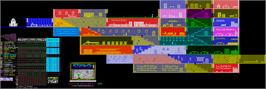 Game map for Streaker on the Sinclair ZX Spectrum.