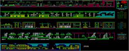 Game map for Superkid In Space on the Commodore 64.