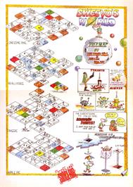 Game map for Sweevo's World on the Amstrad CPC.