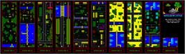 Game map for Tank Command on the Sinclair ZX Spectrum.